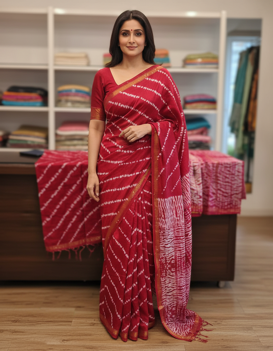 Mul Chanderi Saree