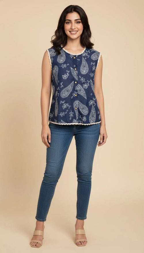 Cotton Short Tops