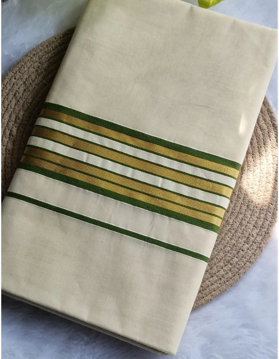Traditional Kerala Kasavu Saree