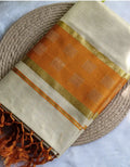 Traditional Katam Design Kerala kasavu saree
