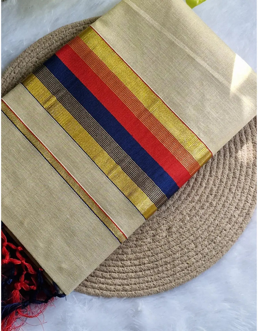 Kerala Kasavu Saree