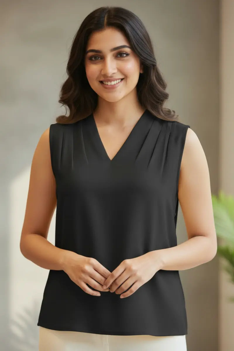 Sleeveless Viscose Tops