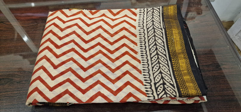 Mul chanderi saree